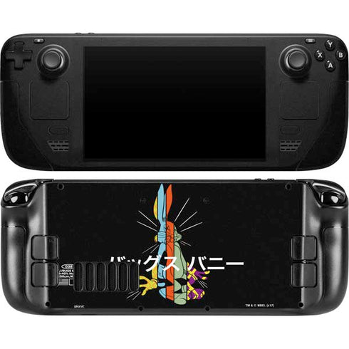 Looney Tunes Bugs Bunny Sliced Juxtapose Steam Deck Handheld Gaming Computer OLED Skin