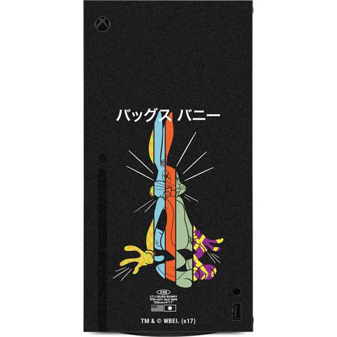 Looney Tunes Bugs Bunny Sliced Juxtapose XBox Series X Digital Edition Console Skin