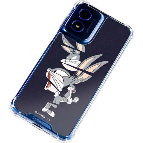 Looney Tunes Bugs Bunny Sliced Moto G 5G (2024) Clear Case