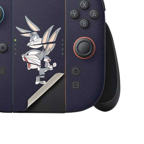 Looney Tunes Bugs Bunny Sliced Nintendo Switch 2 (2025) Joy-Con Controller Skin