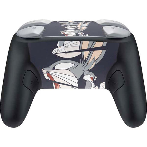 Looney Tunes Bugs Bunny Sliced Nintendo Switch 2 (2025) Pro Controller Skin