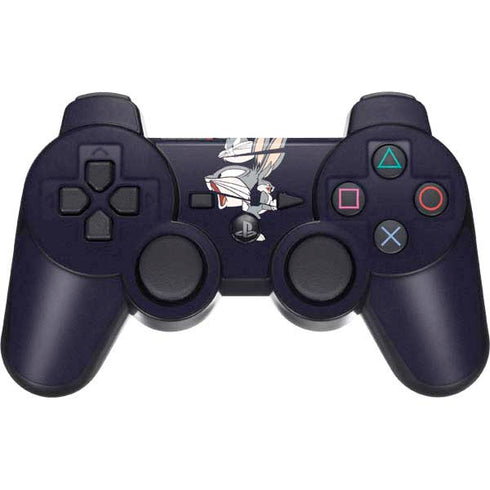 Looney Tunes Bugs Bunny Sliced PS3 Dual Shock wireless controller Skin
