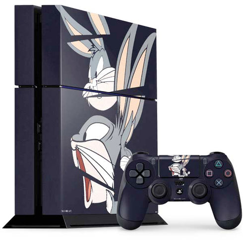 Looney Tunes Bugs Bunny Sliced PlayStation PS4 Skins