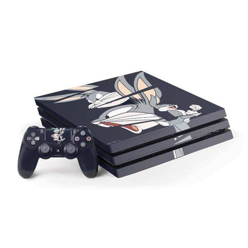 Looney Tunes Bugs Bunny Sliced PlayStation PS4 Skins