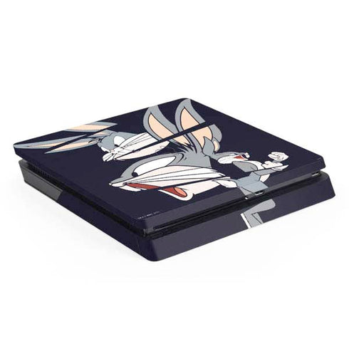 Looney Tunes Bugs Bunny Sliced PS4 Slim Skin