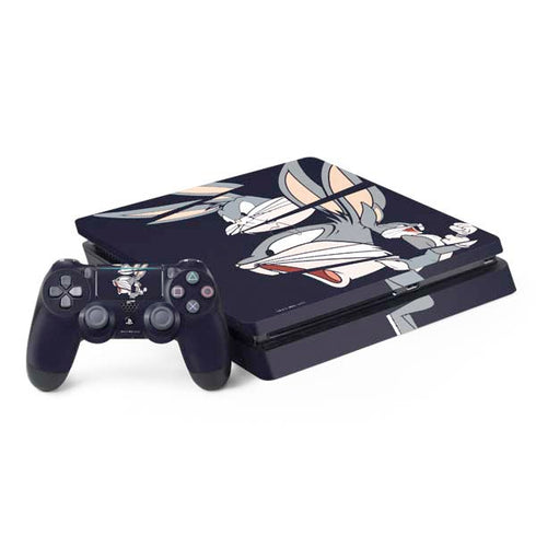 Looney Tunes Bugs Bunny Sliced PlayStation PS4 Skins