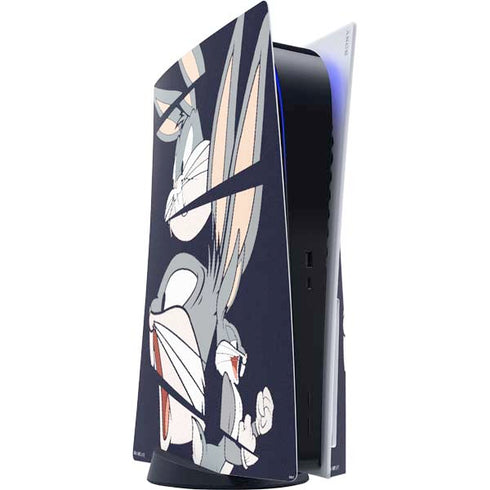 Looney Tunes Bugs Bunny Sliced PlayStation PS5 Skins