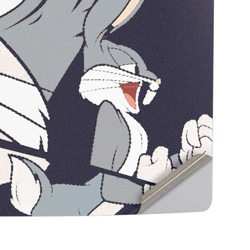Looney Tunes Bugs Bunny Sliced PS5 Pro Disk Console Skin