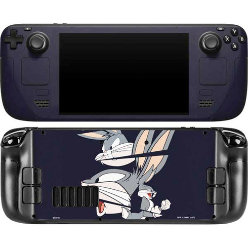 Looney Tunes Bugs Bunny Sliced Steam Deck Handheld Gaming Computer OLED Skin