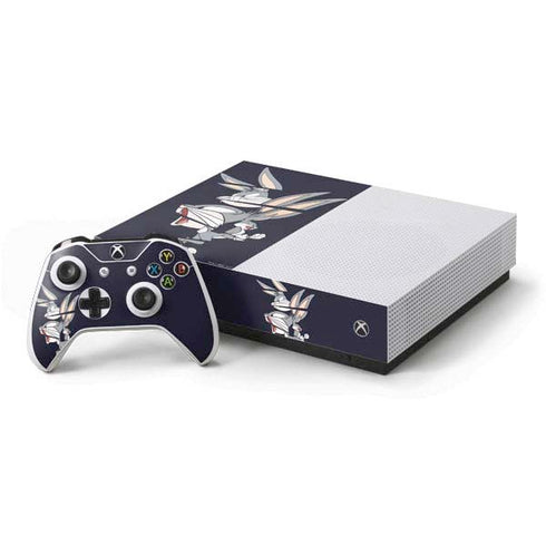 Looney Tunes Bugs Bunny Sliced Xbox One S All-Digital Edition Bundle Skin