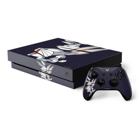 Looney Tunes Bugs Bunny Sliced Xbox One X Bundle Skin