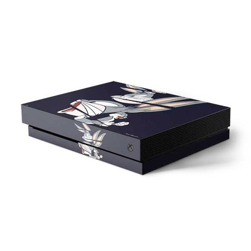 Looney Tunes Bugs Bunny Sliced Xbox One X Console Skin