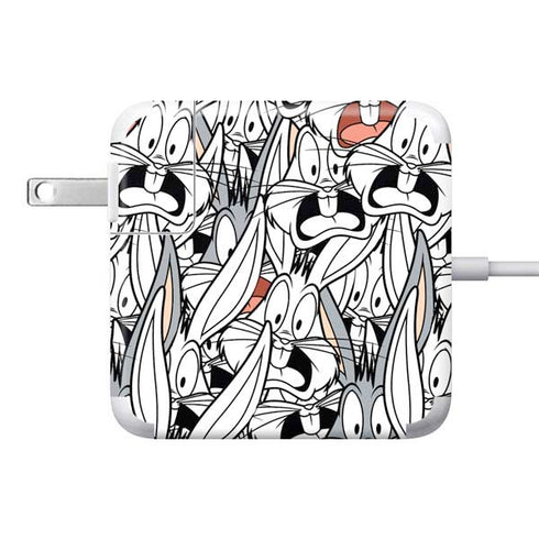 Looney Tunes Bugs Bunny Super Sized 85W Power Adapter (15 and 17 inch MacBook Pro Charger) Skin