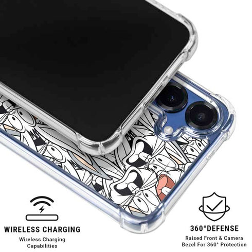 Looney Tunes Bugs Bunny Super Sized Galaxy S25 Clear Case