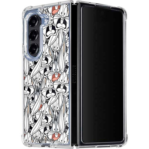 Looney Tunes Bugs Bunny Super Sized Galaxy Z Fold5 5G Clear Case