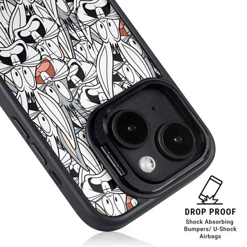 Looney Tunes Bugs Bunny Super Sized iPhone 13 Kickstand Case