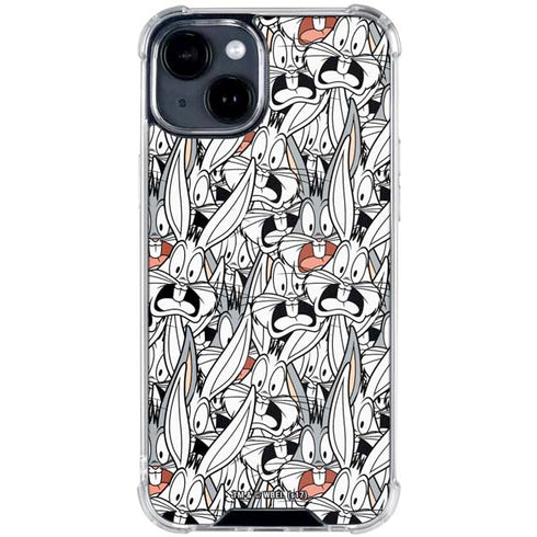 Looney Tunes Bugs Bunny Super Sized iPhone 15 Clear Case