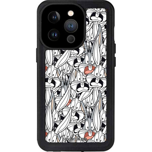Looney Tunes Bugs Bunny Super Sized iPhone 15 Pro Waterproof Case
