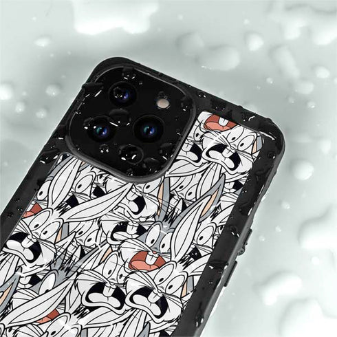 Looney Tunes Bugs Bunny Super Sized iPhone 15 Pro Waterproof Case