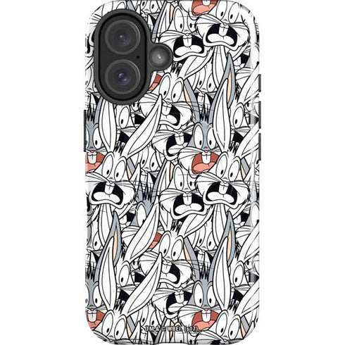 Looney Tunes Bugs Bunny Super Sized iPhone 16 Magsafe Impact Case