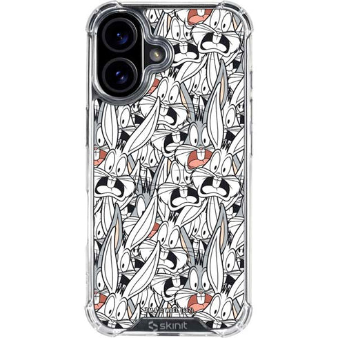 Looney Tunes Bugs Bunny Super Sized iPhone 16 Plus Clear Case