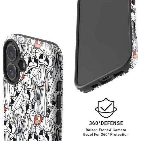 Looney Tunes Bugs Bunny Super Sized iPhone 16 Plus Magsafe Impact Case