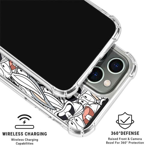 Looney Tunes Bugs Bunny Super Sized iPhone 16 Pro Clear Case