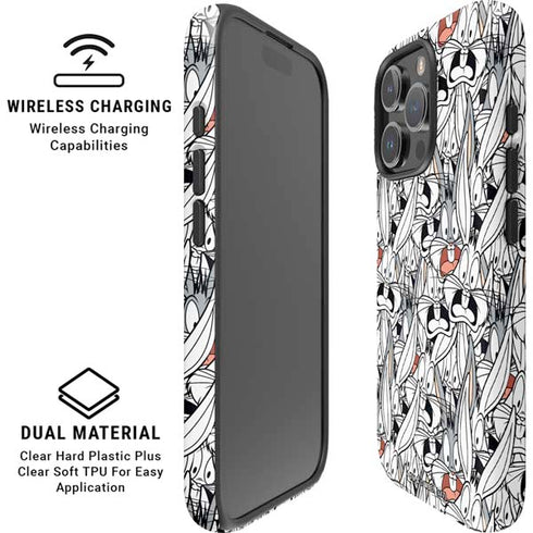 Looney Tunes Bugs Bunny Super Sized iPhone 16 Pro Magsafe Impact Case