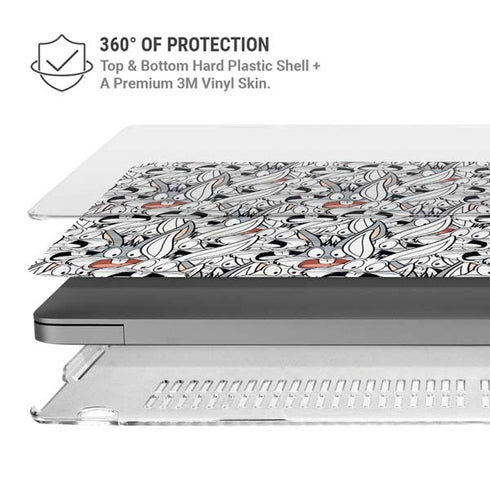 Looney Tunes Bugs Bunny Super Sized MacBook Pro 14in (2021-24) Case plus Skin