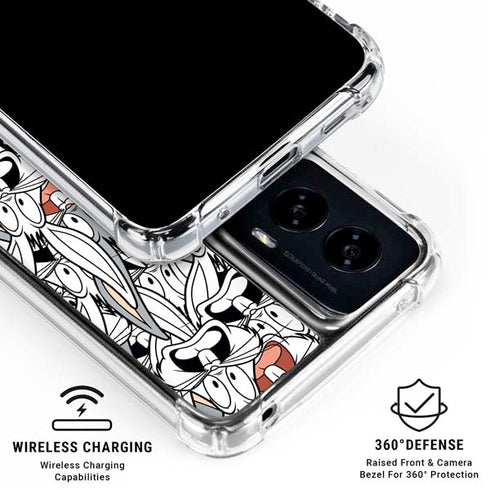 Looney Tunes Bugs Bunny Super Sized Moto G Power 5G (2024) Clear Case