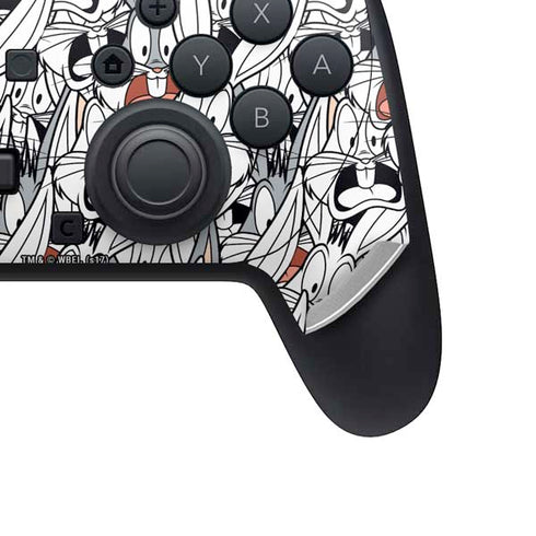 Looney Tunes Bugs Bunny Super Sized Nintendo Switch 2 (2025) Pro Controller Skin