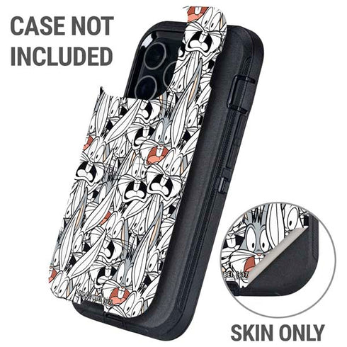 Looney Tunes Bugs Bunny Super Sized Otterbox Defender iPhone Skin