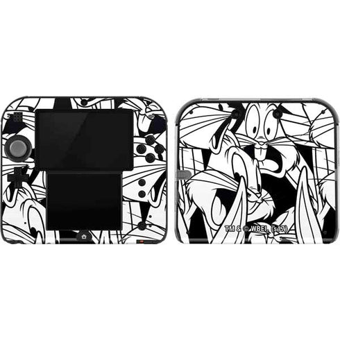 Looney Tunes Bugs Bunny Super Sized Pattern Nintendo Skins