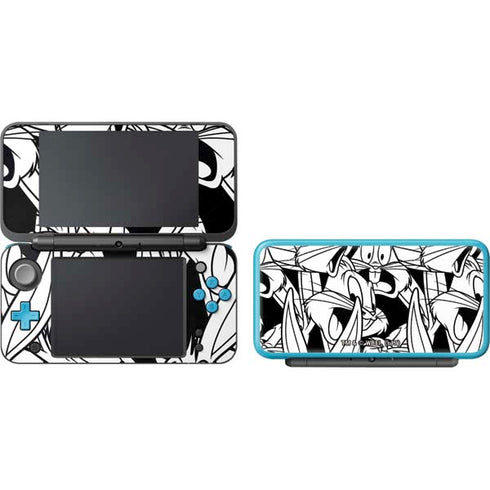 Looney Tunes Bugs Bunny Super Sized Pattern Nintendo 2DS XL (2017) Skin