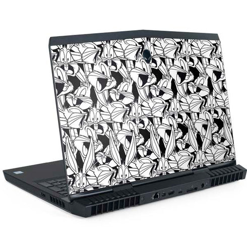 Looney Tunes Bugs Bunny Super Sized Pattern Dell Alienware Skin