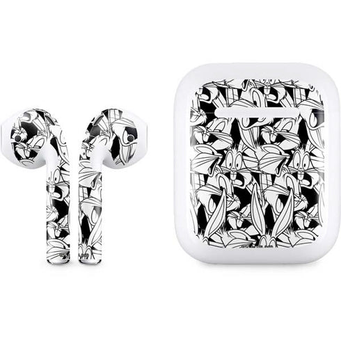 Looney Tunes Bugs Bunny Super Sized Pattern Apple AirPods Skin