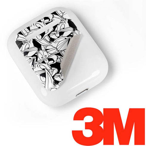 Looney Tunes Bugs Bunny Super Sized Pattern Apple AirPods Skin