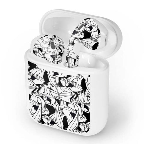 Looney Tunes Bugs Bunny Super Sized Pattern Apple AirPods Skin