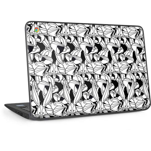 Looney Tunes Bugs Bunny Super Sized Pattern HP Chromebook Skin