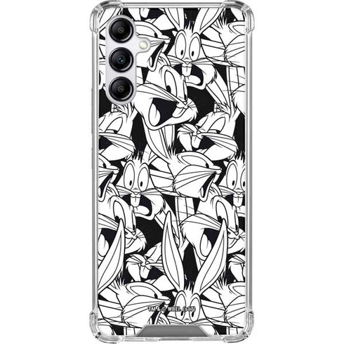 Looney Tunes Bugs Bunny Super Sized Pattern Gabb Phone 4 Clear Case
