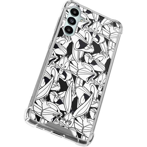 Looney Tunes Bugs Bunny Super Sized Pattern Gabb Phone 4 Clear Case