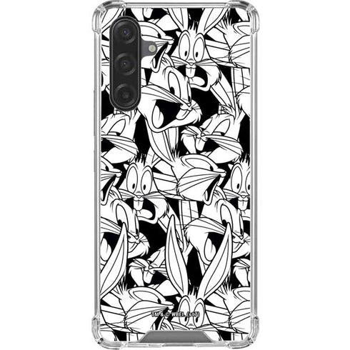 Looney Tunes Bugs Bunny Super Sized Pattern Galaxy A17 Clear Case