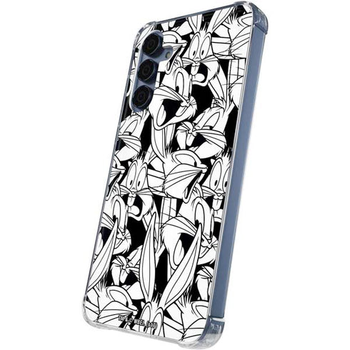 Looney Tunes Bugs Bunny Super Sized Pattern Galaxy A55 5G Clear Case