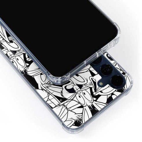Looney Tunes Bugs Bunny Super Sized Pattern Galaxy A55 5G Clear Case