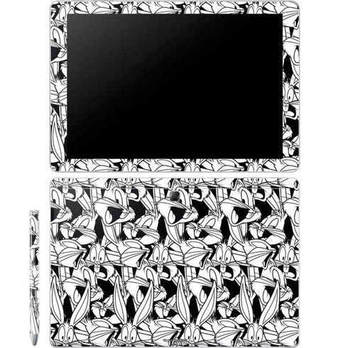 Looney Tunes Bugs Bunny Super Sized Pattern Galaxy Book 12in Skin