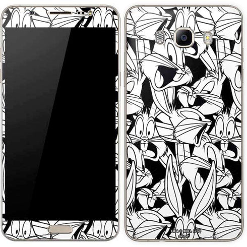 Looney Tunes Bugs Bunny Super Sized Pattern Galaxy J7 Skin