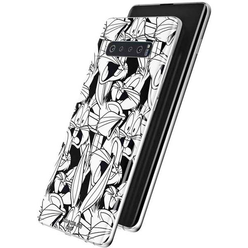 Looney Tunes Bugs Bunny Super Sized Pattern Galaxy S10 Skin