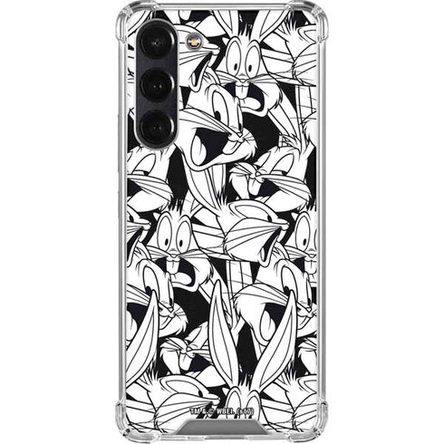 Looney Tunes Bugs Bunny Super Sized Pattern Galaxy S24 FE Clear Case