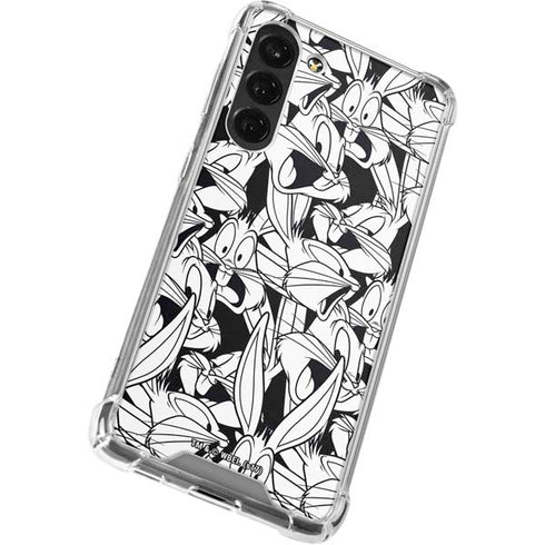 Looney Tunes Bugs Bunny Super Sized Pattern Galaxy S24 FE Clear Case