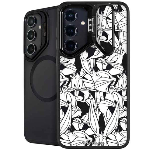 Looney Tunes Bugs Bunny Super Sized Pattern Galaxy S25 Kickstand Case